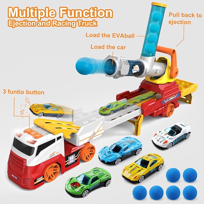 Dwi Dowellin Truck Toys for Kids, - Image 3