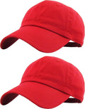 KBETHOS Classic Unisex Cotton Adjustable Low Crown Baseball Cap – Plain Dad Hat