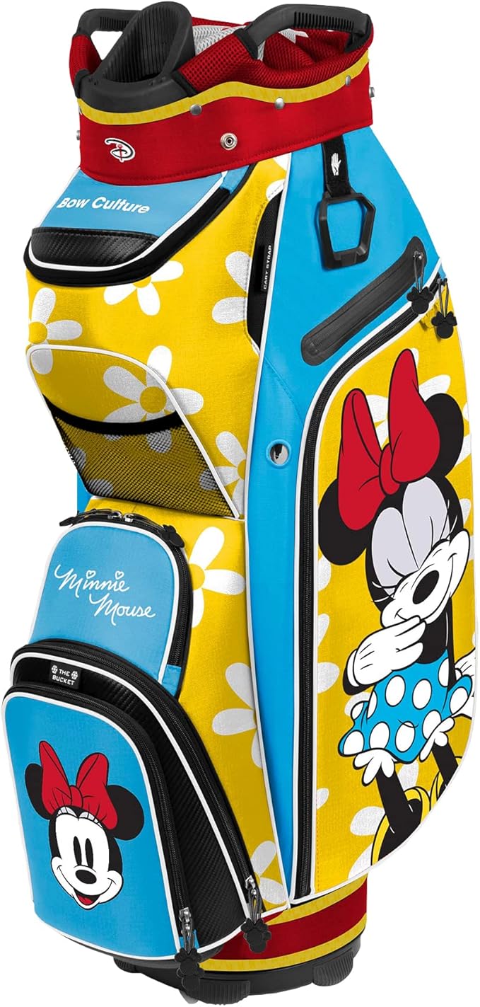 Team Effort Bucket III Cooler Cart Golf Bag Disney Studios