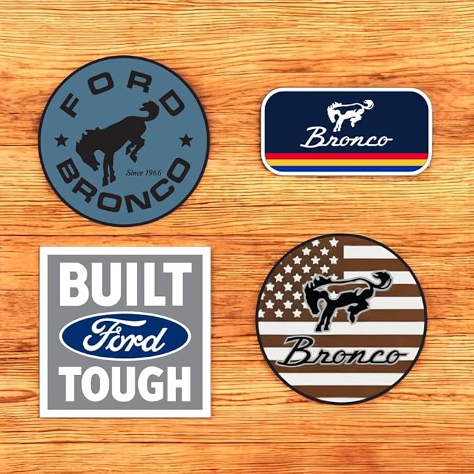 Ford Bronco Hat – Officially Licensed Adjustable Baseball Cap with Embroidered Logo – 5 Colors by Ford Motor Company