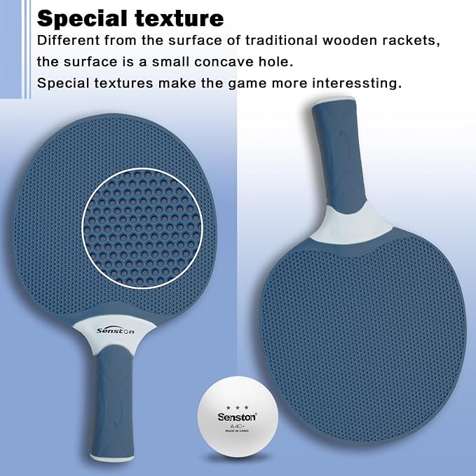 Senston Table Tennis Rackets Set, Professional Ping Pong Paddle Set - Image 3