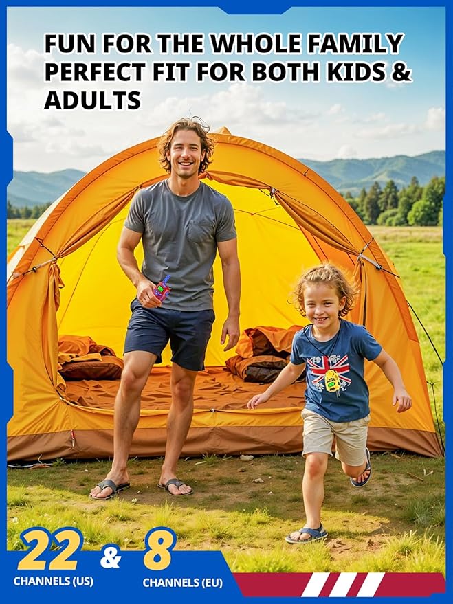 Walkie Talkies for Kids, Long Range 2 Way Radio, Outdoor Hiking Toys for 3-12 - Image 5