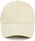 American Trends Womens Baseball Caps Cute Heart Dad Hat, Adjustable Cotton Unisex Cap for Workout, Golf & Everyday Wear