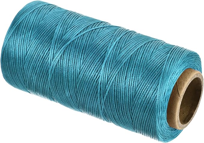 MECCANIXITY Waxed Thread, 284 Yard 0.8mm 150D Flat Wax Thread Polyester Waxed by MECCANIXITY