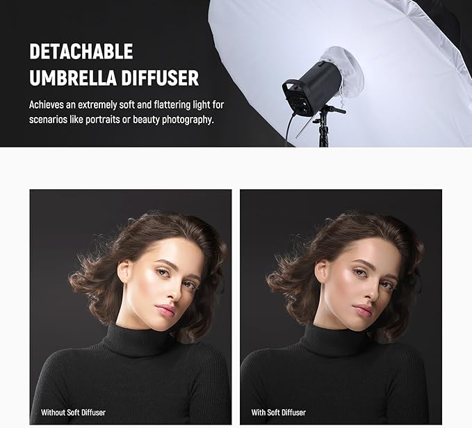 NEEWER 71"/180cm Parabolic Reflective Umbrella Photography - Image 4