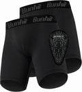Runhit Boys Cup Underwear for Baseball Football, Youth Compression Shorts with Soft Protective Athletic Cup Boxer Brief