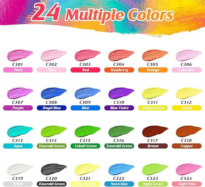 Caliart Iridescent Acrylic Paint - Image 2