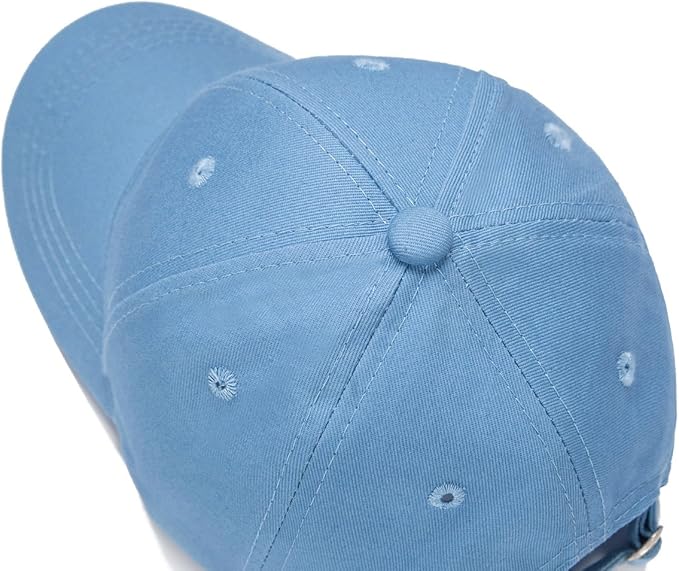 Edoneery Baseball Cap for Kids-Adjustable Washed Cotton Golf Toddler Hat for Boys & Girls
