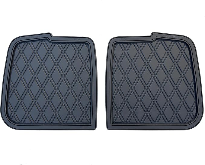 Xtreme MATS Rubber Bag Well Mat Compatible with Club Car Precedent, Onward, Tempo and Atlas Golf Carts (All Black)