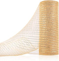 Anivia Deco Mesh Ribbon, 10inch x 30 Feet Each Roll Metallic Foil Mesh Ribbon by Anivia