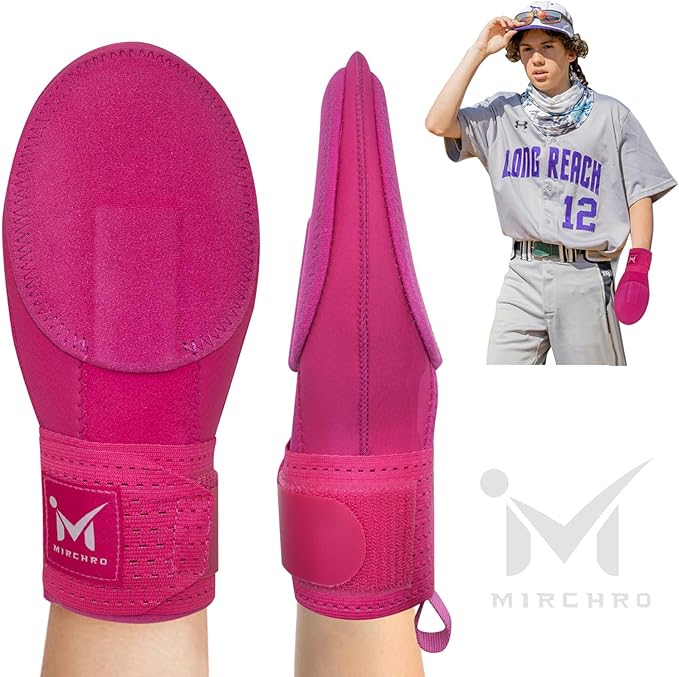 Baseball Sliding Mitt, Youth Ages 6-12 & Teens Adults 12+, Sliding Glove Hand Guard for Baserunning, Hard Shell Ambidextrous Left/Right, Baseball/Softball Compatible, Drip Style