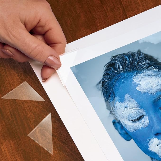 Lineco Acid-Free Archival Polypropylene Mounting Corners, Self Adhesive and - Image 3