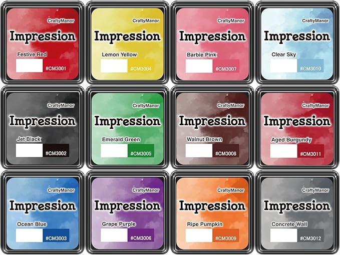 CraftyManor Mini Smudge Ink Pads by CraftyManor