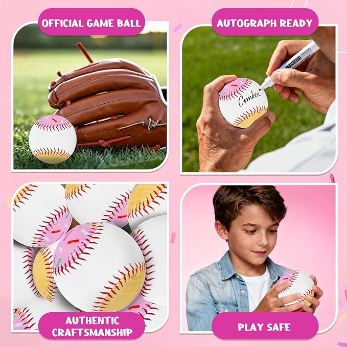 Baseballs PVC 9in Practice Baseball for Training Hitting Lifestyle Decor Ideal Personalized Inspired Gifts for Players Coaches Moms
