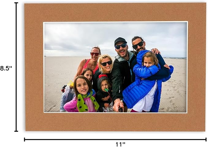 8.5x11 Mat Bevel Cut for 7x9 Photos - Image 10