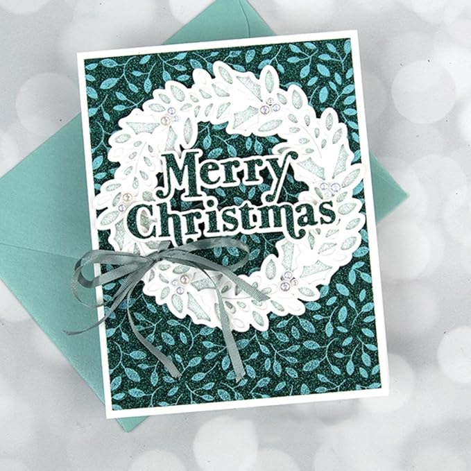 Metal Cutting Dies DIY Merry Christams Embossing Stencil Template Scrapbooking - Image 3