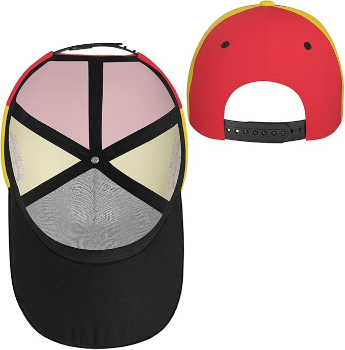 National Flags Baseball Cap for Men Women, Fashion Adjustable Sun Protection Visor Caps Trucker Hat Patriotic Caps