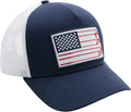 American Golf USA Flag Trucker Hats Lucky Golfing Mens Cap Embroidered Patch Mesh Back Snapback Hat - Great Gifts for Golfer