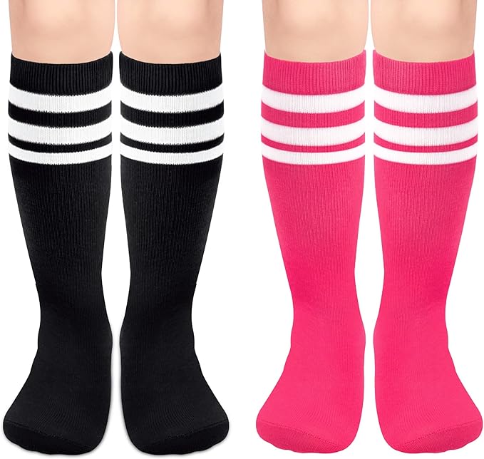 Olreco Toddler Soccer Socks Kids Baseball Socks Youth Softball Sock for Girls Boys Football Sock Boys Athletic Accessories