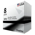 Trotec | Metallic Looking Acrylic Sheet | 12"x12"x1/16, Name Plate | USA Made by TrotecEngravingSupplies