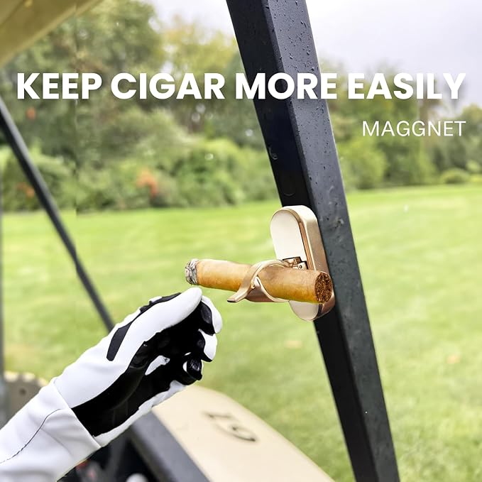 Magnetic Golf Holder Clip for Golf Cart, Stand Clip Hold 30-60 Rings, Golf Gifts for Golfers
