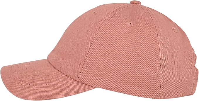 Classic Dad Hat Cotton, Low-Profile Plain Baseball Cap, Adjustable, Breathable and Packable