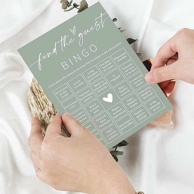 Bridal Shower Games Cards, Engagement Party Games - Image 3
