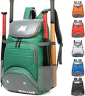 Baseball Bag - Lightweight Softball & T-Ball Backpack with Shoe Compartment for Equipment & Gear