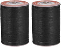 uxcell Round Leather Sewing Waxed Thread, 55m / 60 Yards Polyester Wax String by uxcell
