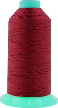 Mandala Crafts Bonded Nylon Thread Maroon Heavy Duty Sewing Threads by MandalaCrafts