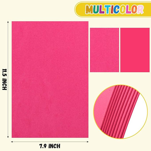 10 Pack Foam Sheets Craft 8 x 12 inch, Eva Color Foam Paper - Image 2