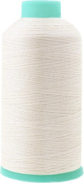 Mandala Crafts Bonded Nylon Thread Off White Heavy Duty Sewing Threads by MandalaCrafts