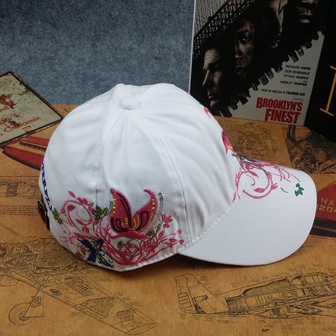 Trucker Hats California H Womens Hat Trendy Creativity Flowers Butterfly Sequins Embroidered Baseball Cap