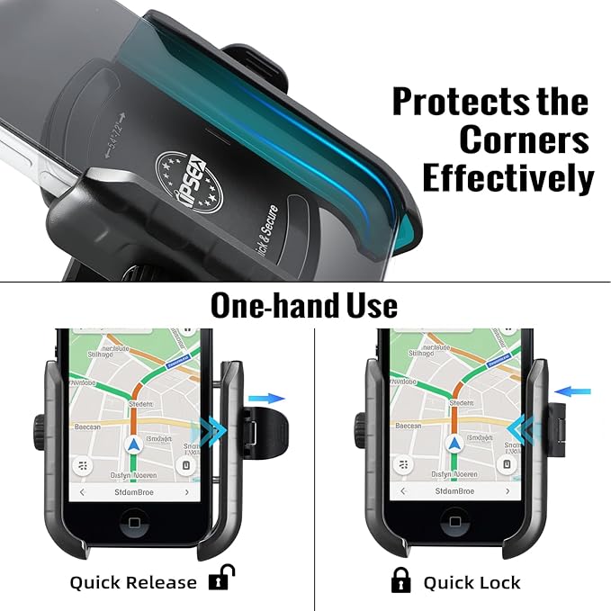 Golf Cart Phone Holder, Strong Magnetic Phone Holder for Golf Cart Universal for Most Cell Phone, Golf Cart Phone Mount Compatible with EZGO/Club Car/Yamaha, Hold Firmly, Install in Seconds