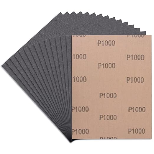 Sandpaper 1000 Grit, Wet Dry Sanding Sheets, High Performance Sand Paper by LCubro