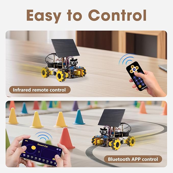 Robotics Kit for Kids Ages 8–12, ACEBOTT STEM Robot Car - Image 4