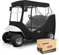 10L0L Golf Cart Enclosure 2 Passenger for EZGO TXT,Waterproof Portable Drivable Golf Cart Storage Cover,Travel 4-Sided Enclosure