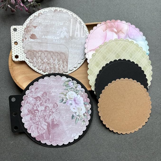 Circle Loose-Leaf Lace Die Cuts - Image 2