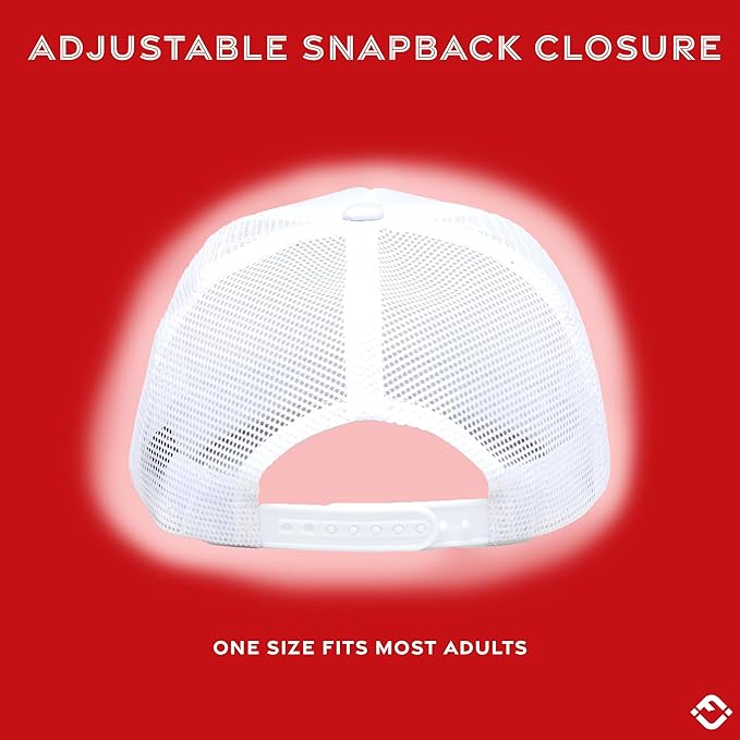 Funky Junque Premium Mesh Snapback Trucker Hat - Stylish Comfort for All - Patriotic, Humor & More