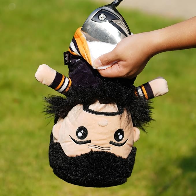 Craftsman Golf Funny Plush Driver Cover Headcover Unique Golf Gift & Accessories for Men and Women Golfers