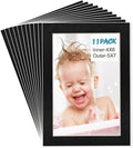 Egofine 5x7 Black Picture Mats Pack of 11, Frame Mattes by Egofine