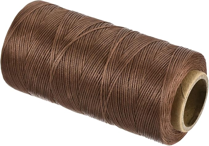 MECCANIXITY Waxed Thread, 197 Yard 1mm 210D Flat Wax Thread Polyester Waxed by MECCANIXITY