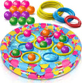Gamie Floating Ring Toss Game for Kids, Outdoor Carnival Game Set by Gamie