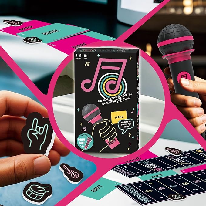 Grab The Mic Game, Hilarious Karaoke Party Card Game - Image 4