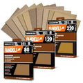 Multipurpose Sanding Sheets Assorted Grits: 80, and 220. 75PK.. by FandeliUSA