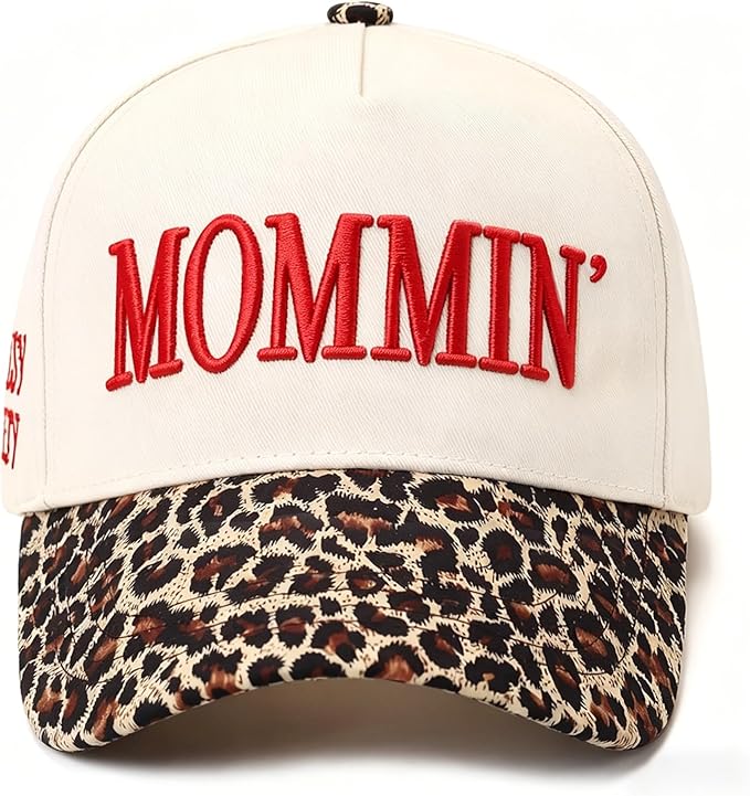 Mommin Trucker Hat, Mothers Day Mom Gifts for Women Baseball Baps Two-Tone Embroidery Mama Hats for Casual Wear