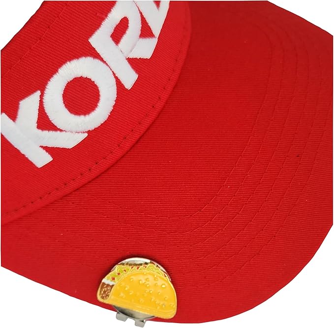 Food & Drink Golf Ball Markers with Hat Clip – Funny Magnetic Golf Accessories & Unique Gifts for Golf Lovers