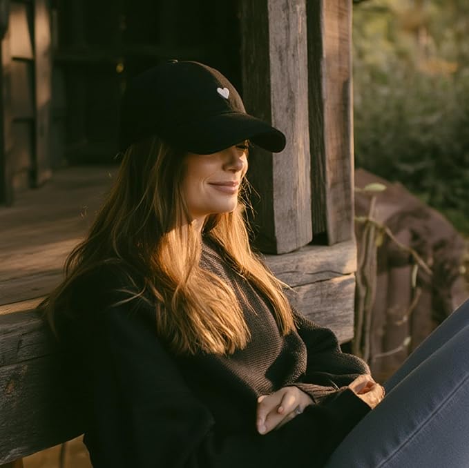 Atticus Poetry Hat, Embroidered Brushed Cotton Women’s Baseball Hat Unisex Fit, Adjustable One Size
