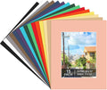 15 Pack 20x16 Picture Mats, Mixed Colors Frame Mattes by Prudiut