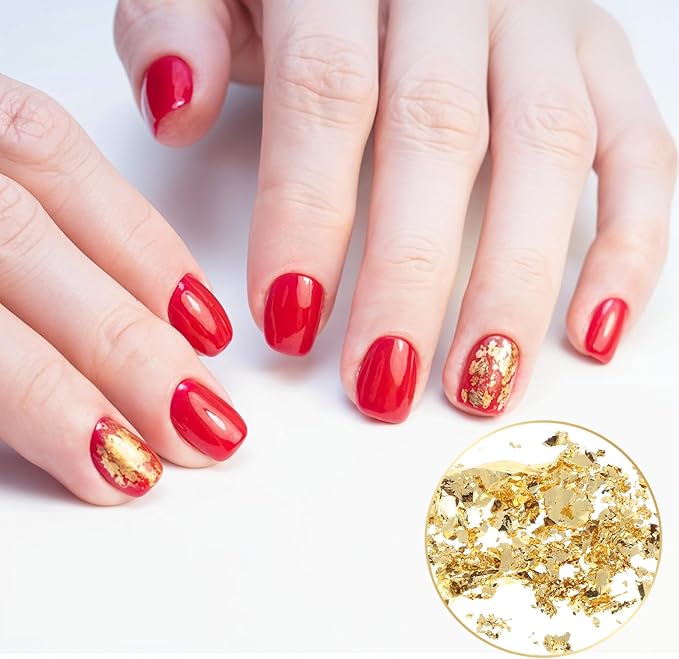 150 Pcs Gold Leaf Sheets for Art 3 Colors Gold Foil Sheets 5.5" X 5.5" Golden - Image 6